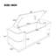 Banc ottoman Lumira en velours avec coffre de rangement relevable pour chambre et entrée-134777571