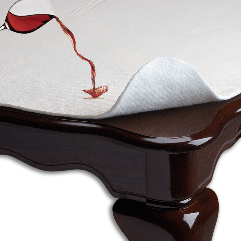 Symple Stuff - Deluxe Cushioned Heavy-Duty Customizable Table Pads , L 90 po x 52 po