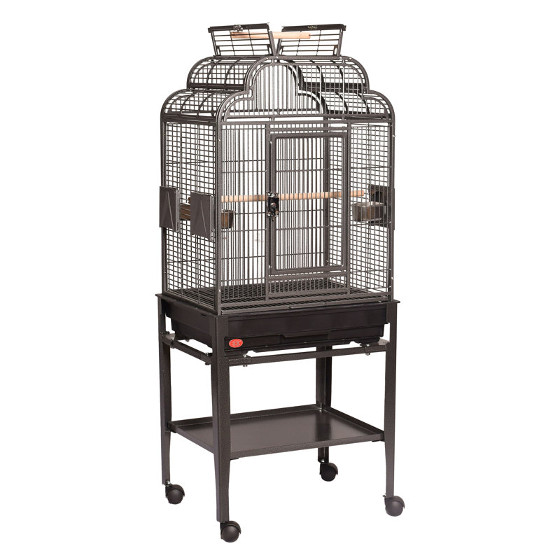 Petite cage ouverte noire par HQ, Noir