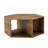 Hexagonal MDF Coffee Table, Characteristic Wood Grain Pattern Stickers, Multi-Hole Design To Give More Storage Space, Simple And Convenient Design Makes It Suitable For All Kinds Of Style Scenes.-911669283
