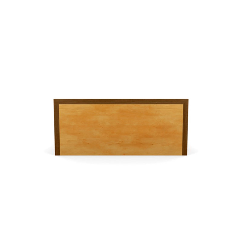 Lit plateforme Moduluxe, Grand, Noyer naturel