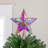 LED Lighted Glittered Star Christmas Tree Topper - 11" - Multicolor Lights-105340049