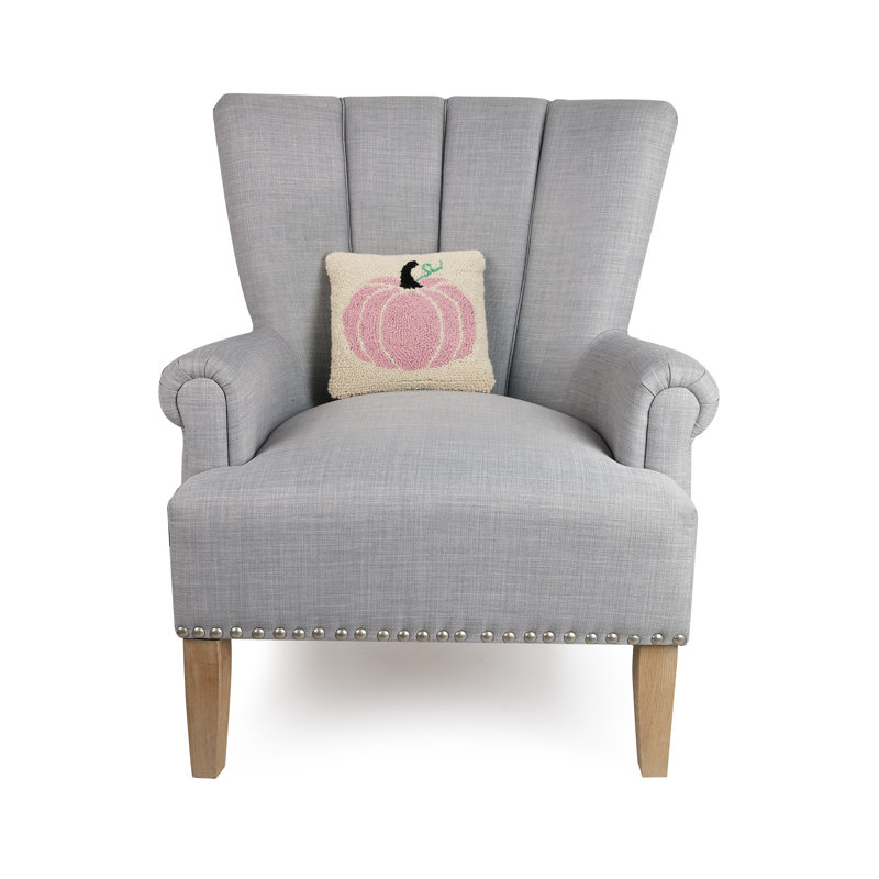 Coussin décoratif rose petite citrouille d'Halloween - carré 10 po