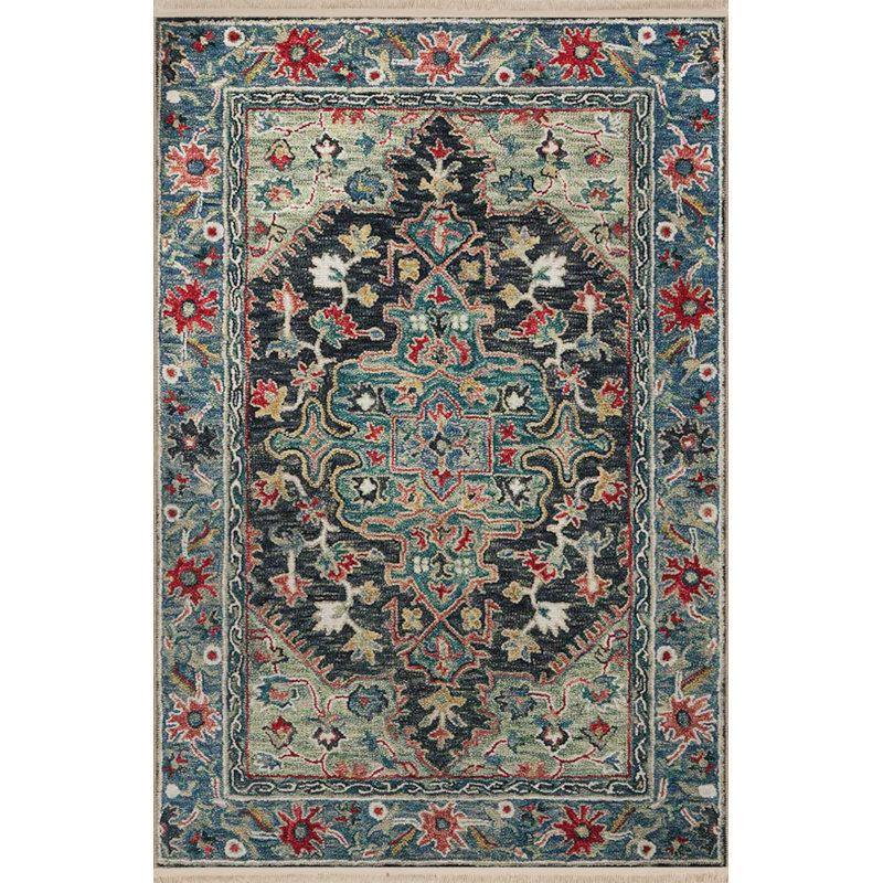Tapis rectangulaire Vittorina, Tapis de couloir 2 pi 8 po x 7 pi 11 po