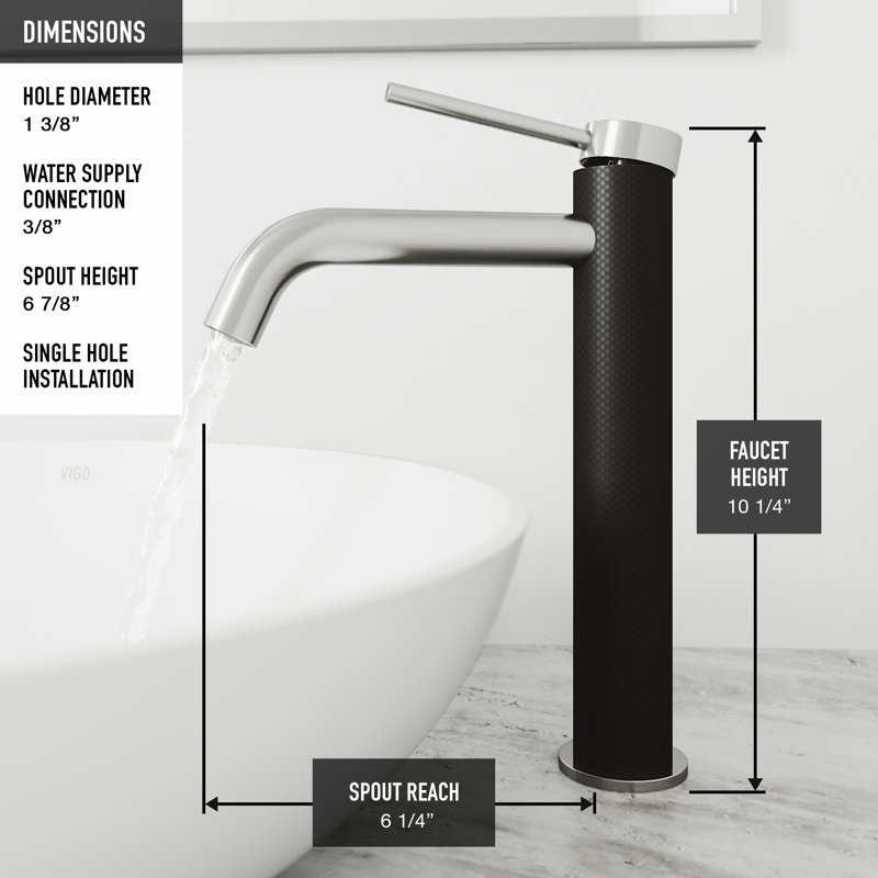 Bryant 15" Round White Matte Stone Vessel Sink with Faucet