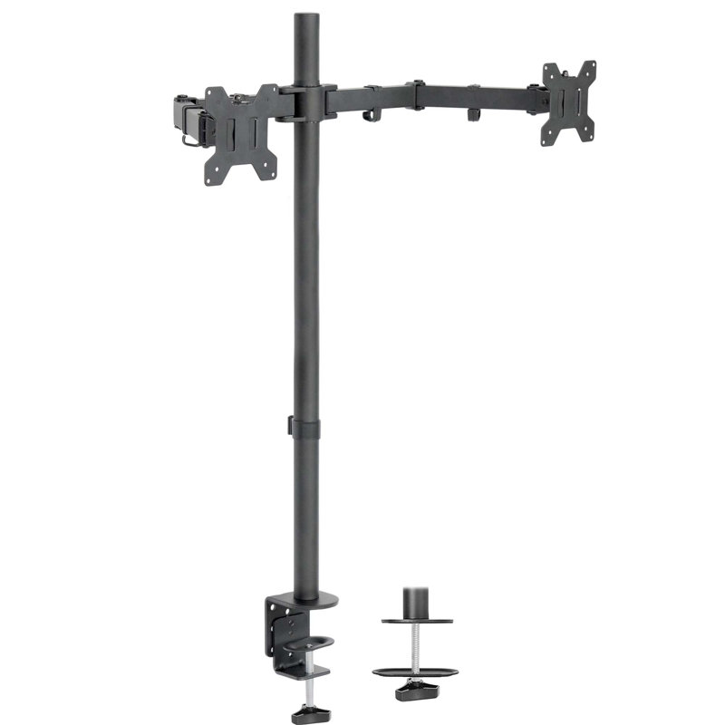 Dual Monitor Extra Tall Desk Mount