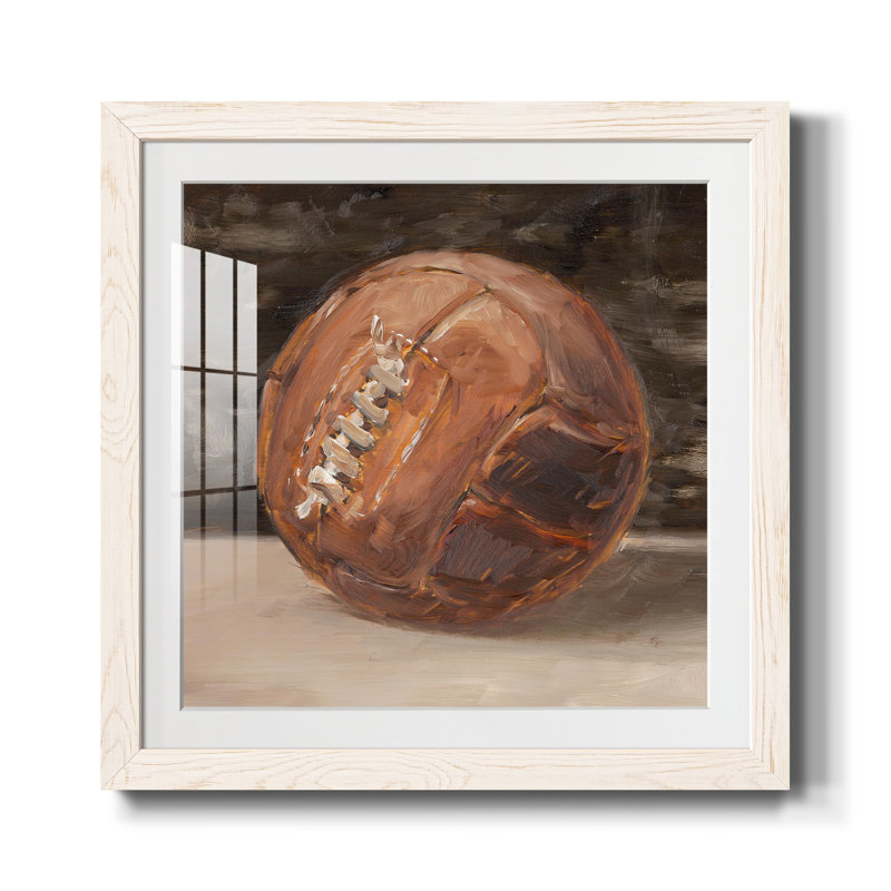 Cuir rétro III - reproduction encadrée de qualité supérieure - prête à être accrochée, H 31,5 po x l 31,5 po x P 1,5 po