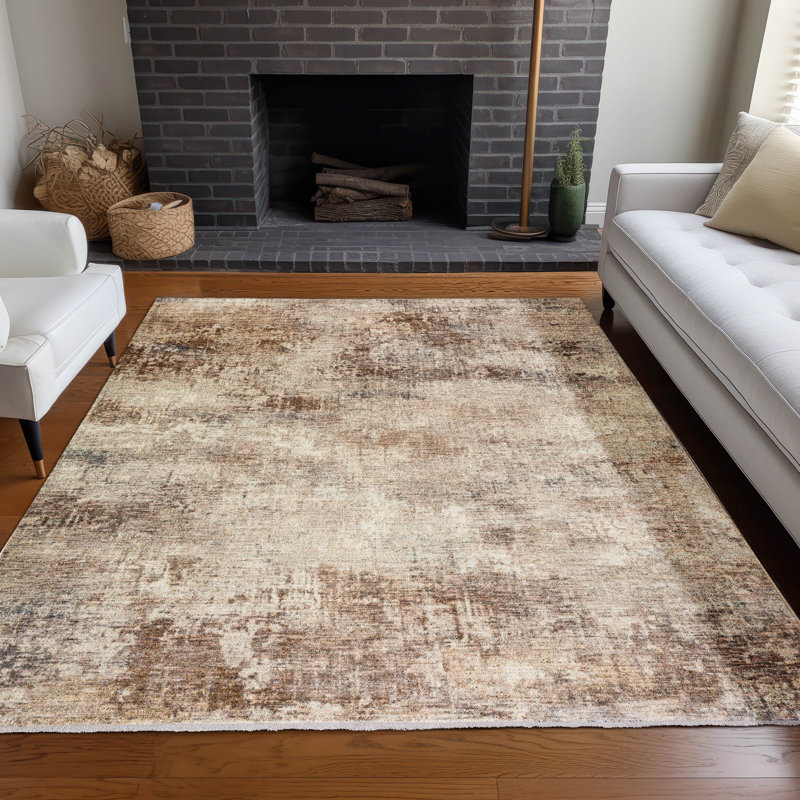Mitsuhiro Machine Woven Abstract Area Rug, Rectangle 3' x 5'