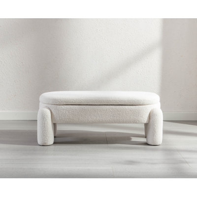 Adryann Plastic Storage Bench
