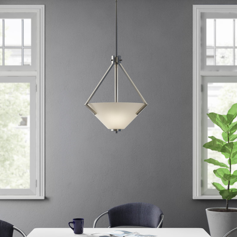 Naccarato 2 - Light Single Pendant, Brushed Nickel