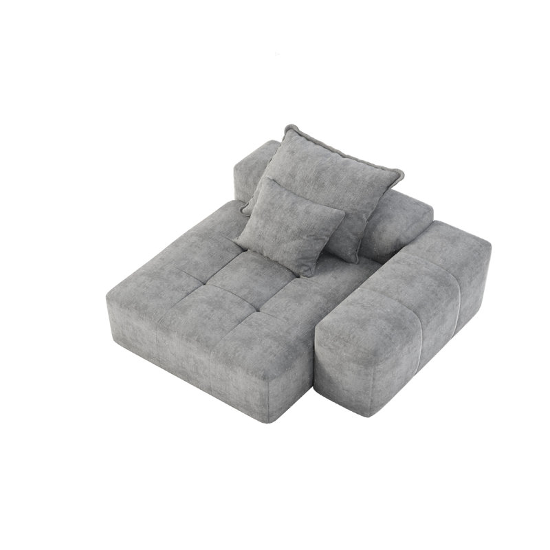 Canapé modulaire surdimensionné Modern, Gris