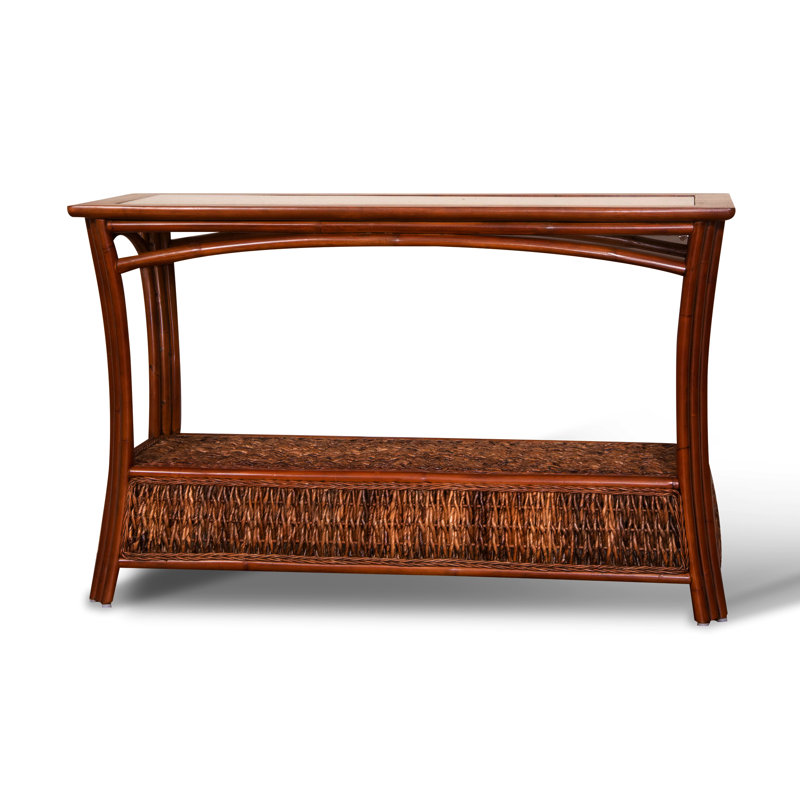 Huffman 48'' Glass Top Console Table