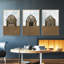 A Barn's Portrait I, ensemble de 3 toiles encadrées-97759754-97759755