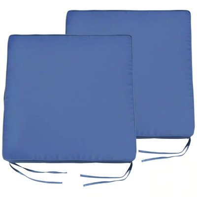 2-pack Outdoor Seat Cushion Covers For Patio Chairs 25" X 25" X 4" - Cover Only by Latitude Run