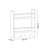 2 Piece Accent Shelf with Hooks