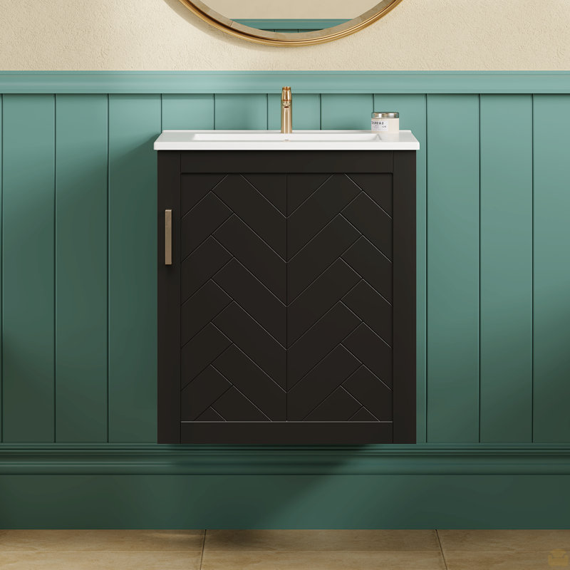 Armoire de salle de bain murale 20 "avec armoire latérale combinée, armoire de salle de bain avec porte à fermeture douce