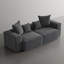 2-Piece Upholstered Corduroy Modular Sectional Sofa  – Fully Compressed, No Assembly Required-1618998666
