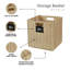 Foldable Plastic Wicker Basket Set-93836473