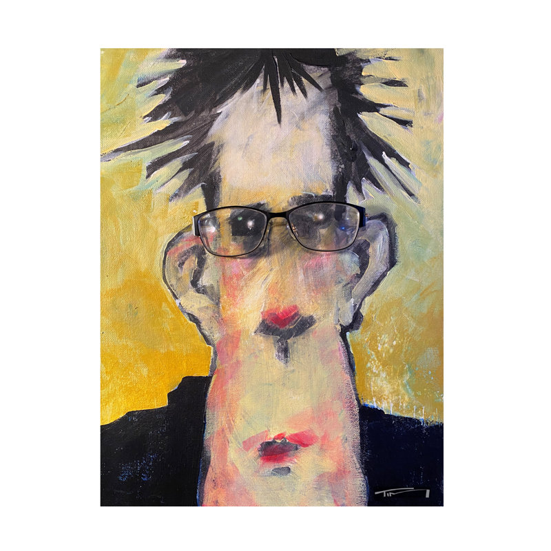 Art sur toile ,ologiste bolologien Tim Nyberg, H 35 po x l 47 po