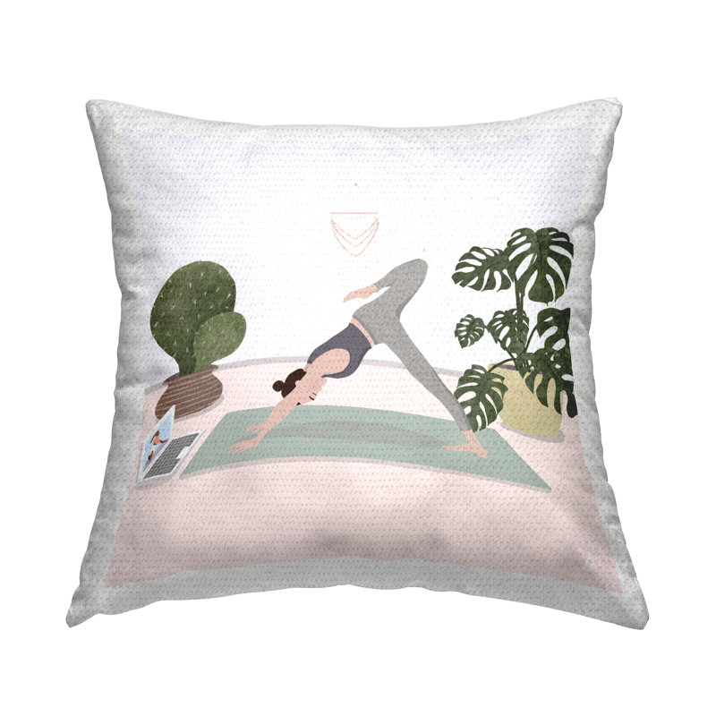 Coussin d'extérieur imprimé Stupell Industries
