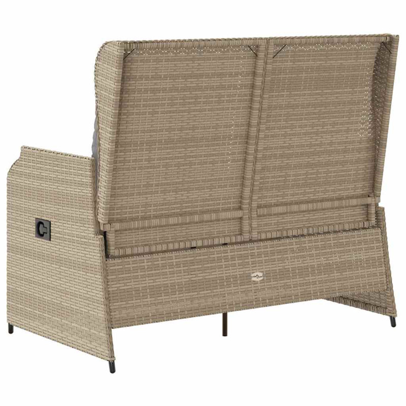 Garden Bench, Grey, Beige