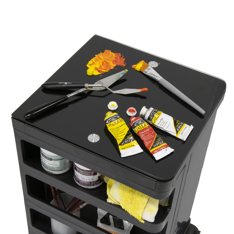 Chariot utilitaire rotatif Kubx, Noir