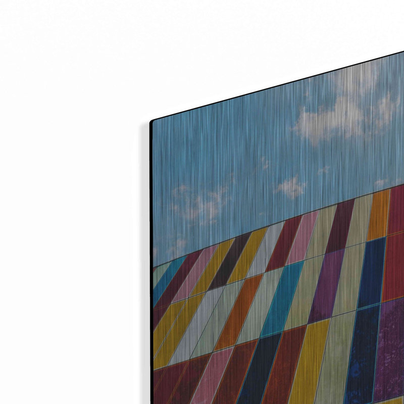 «Glass Rainbow», art mural en métal, H 12 po x l 16 po