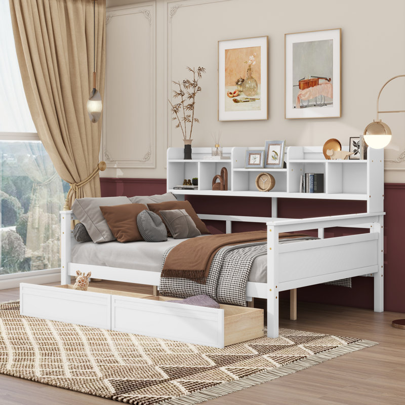 Lit de jour Cabiria, Double, Blanc