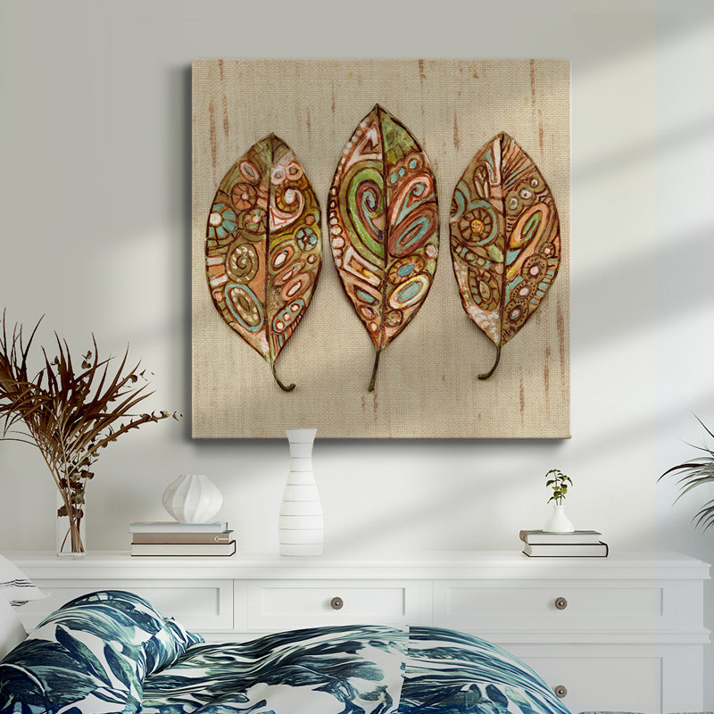 Toile tendue avec châssis bohème - Trio II