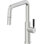 Corsano Contemporary Pull Down Kitchen Faucet with Button Sprayer Quad Spout and BST Series Handle