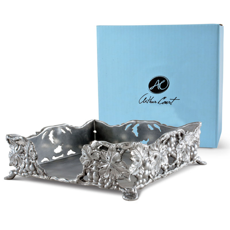 Grape Metal Flat Napkin Holder