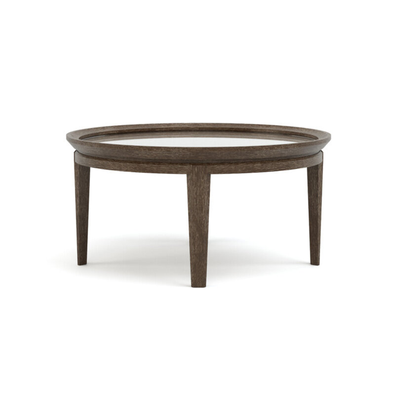 Maidstone Glass Coffee Table, 18" H x 36" L x 36" W, Pier