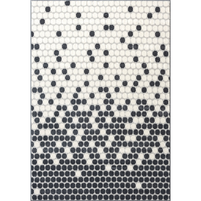 Tapis octogonal moderne Abani Rugs Nuevo NUE270A, Rectangle 4 pi x 6 pi