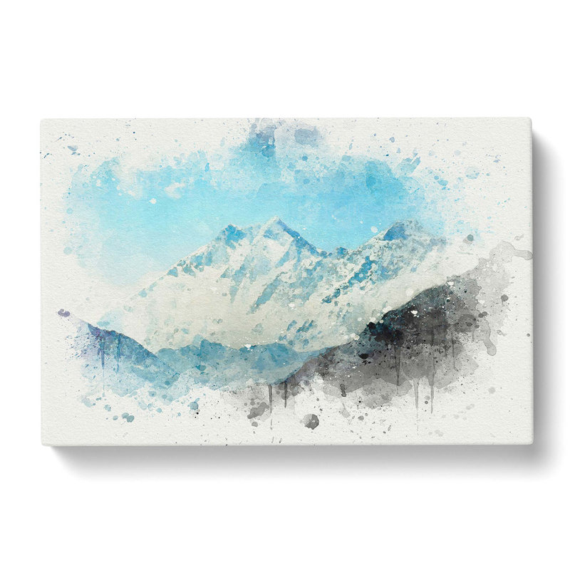 Mount Everest In Tibet & Nepal In Abstract - Wrapped Canvas Print, 35cm H x 50cm W x 3cm D