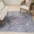 Lyiah Oriental Machine Washable Polyester Area Rug in Gray-155472670