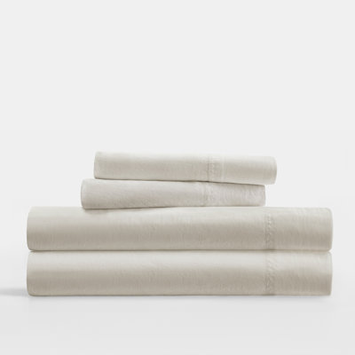 Ensemble de draps en coton uni