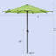 Parasol de marché à manivelle Lyon-169567987-176152204
