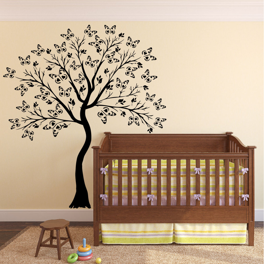 Plants & Flowers Non-Wall Damaging Wall Decal Innovative Stencils 