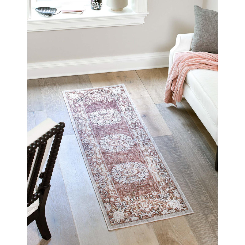 Erica Floral Indoor Rug, Runner 2' x 8'