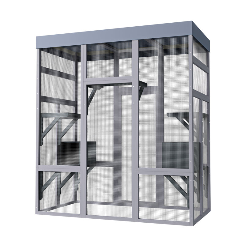 Wooden Outdoor Catio for Cats