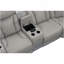 Canapé modulaire inclinable électrique Fortuner de style moderne avec haut-parleur Bluetooth et DEL en bois et en métal, fonction de massage incluse - Gris-1613650436