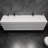 Albizu 84" Wall-Mounted Double Bathroom Vanity-69316052