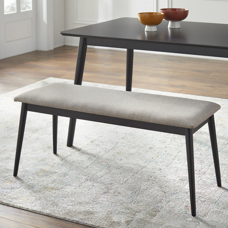 Jordanas Polyester Blend Upholstered Bench