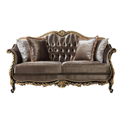 Haben 74.8'' Velvet Loveseat