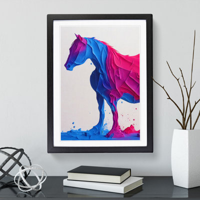 Vibrant Horse Abstract No.1 - Wall Art