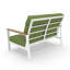 Causeuse d'extérieur en métal avec coussin Sunbrella Townsend-116257307-116257303