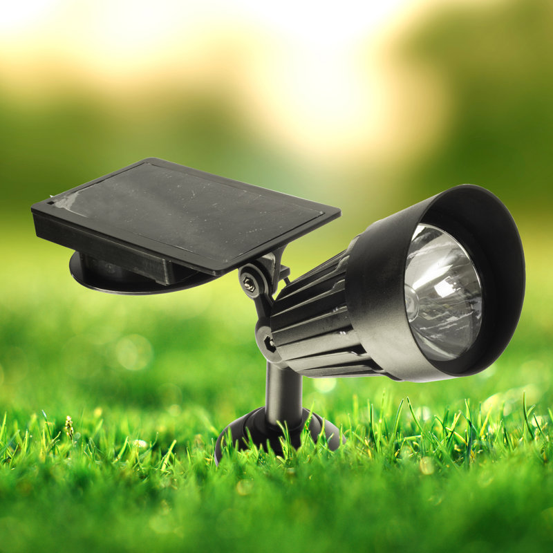 Low Voltage Solar Powered Integrated LED Spotlight