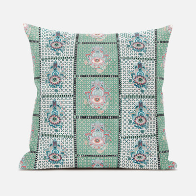 Housse et insert de coussin carré en polyester intérieur / extérieur