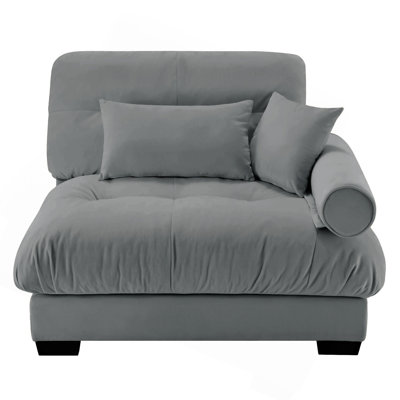 Milano Sofa RSF W/3 Pillows - Gray