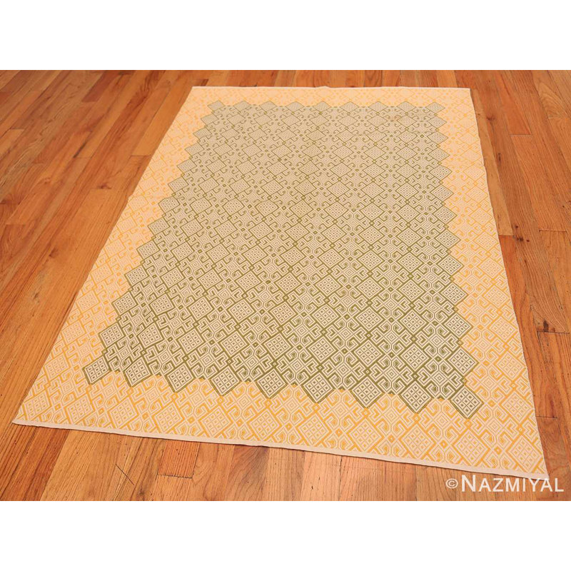 Scandinavian One-of-a-Kind Rectangle 4'2" X 5'8" Area Rug
